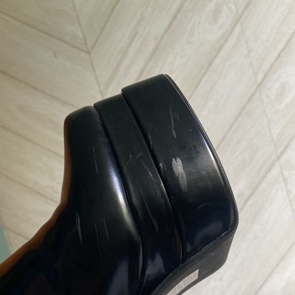 Jeffrey Campbell Kickinit platform boots black heeled 7.5 - Picture 10 of 12